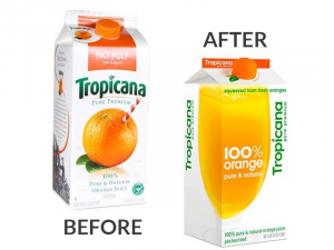 packaging launch campaign of Tropicana